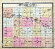 Mitchell Ccounty Outline Map, Mitchell County 1902